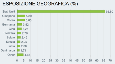 ETF HEALTCARE - allocazione geografica